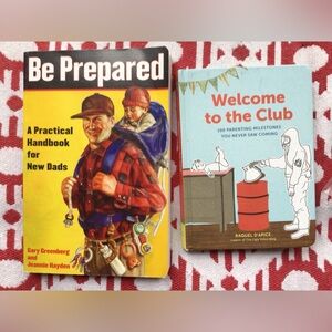 Set of Two Parenting Books For Dads Gifts For New Fathers Newborn Care